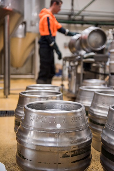 Cassels Production Brewery in Christchurch