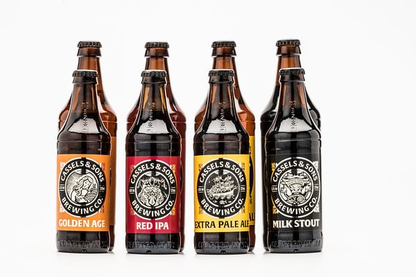 Cassels craft beer bottles