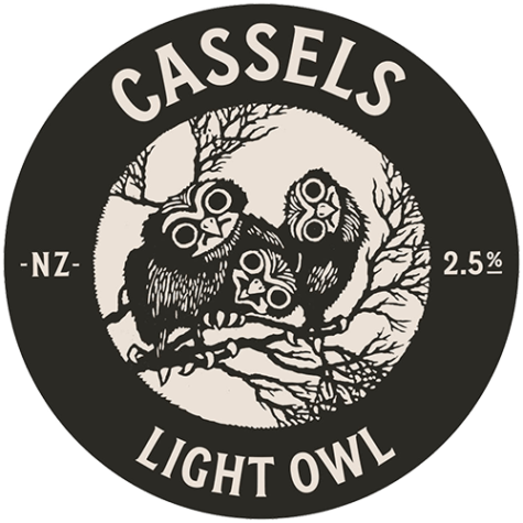Light Owl Tap Beer Badge - Cassels Craft Beer