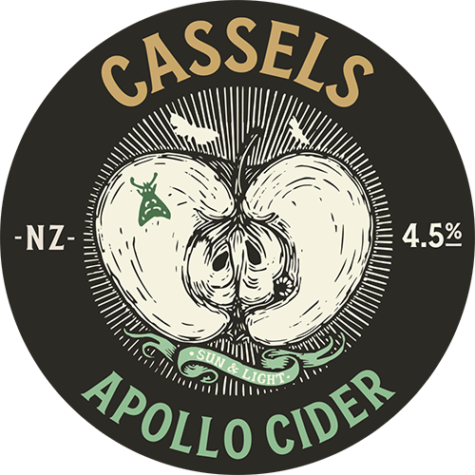 Cassels Apollo Cider tap badge