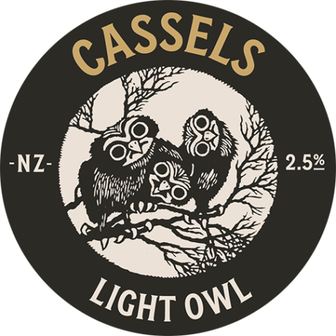 Cassels Light Owl Tap Badge