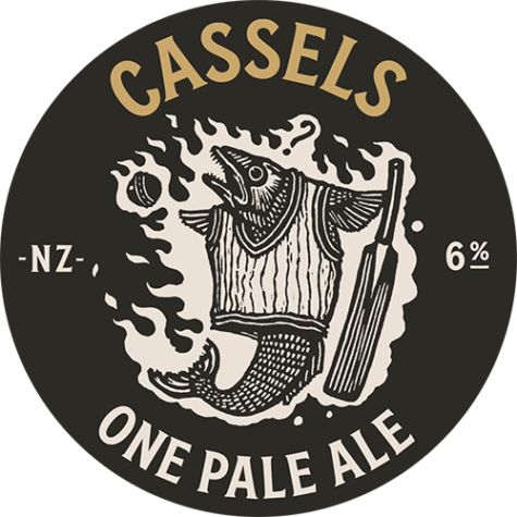 One Pale Ale tap beer badge - Cassels Craft Beer