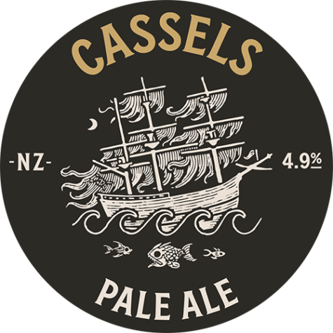 Pale Ale tap beer badge - Cassels Craft Beer